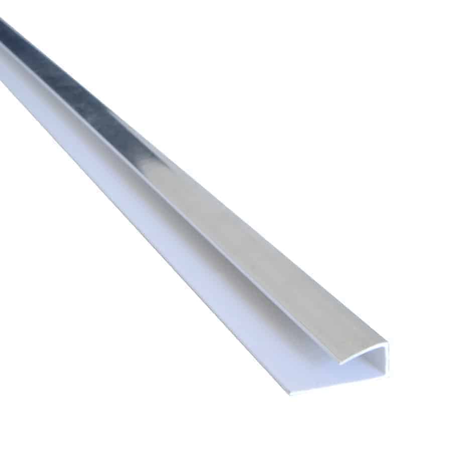8mm Chrome End Cap Trim - Wall Forma