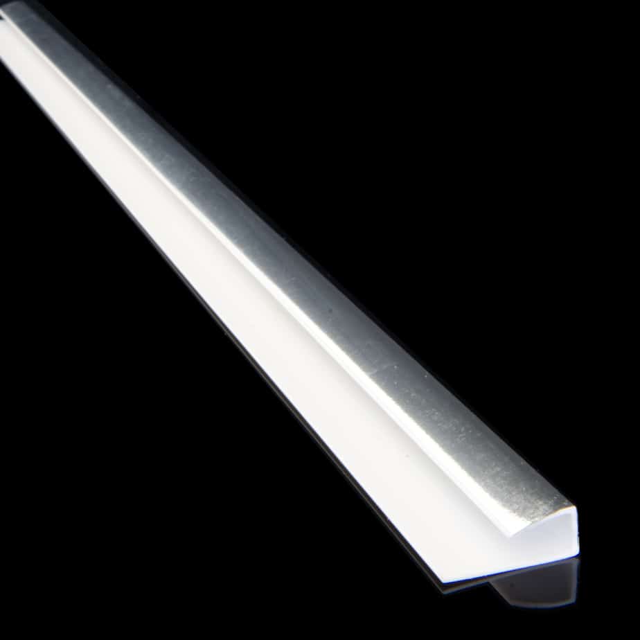 8mm Chrome End Cap Trim - Wall Forma