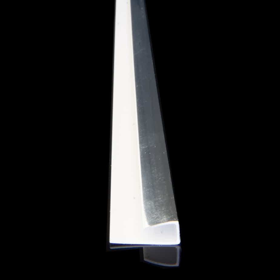 8mm Chrome End Cap Trim - Wall Forma