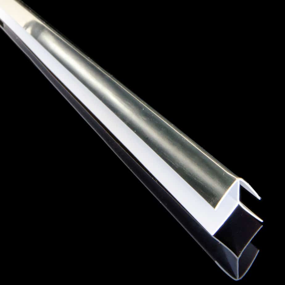 8mm Chrome External Corner Trim - Wall Forma