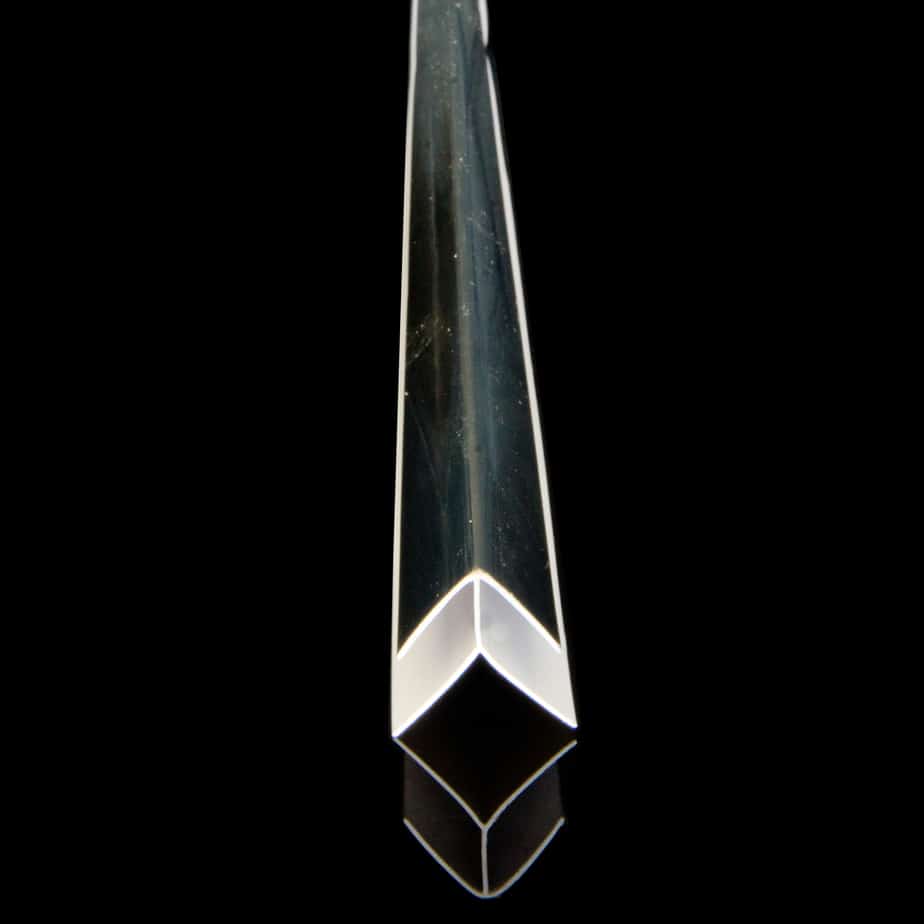 8mm Chrome External Corner Trim - Wall Forma