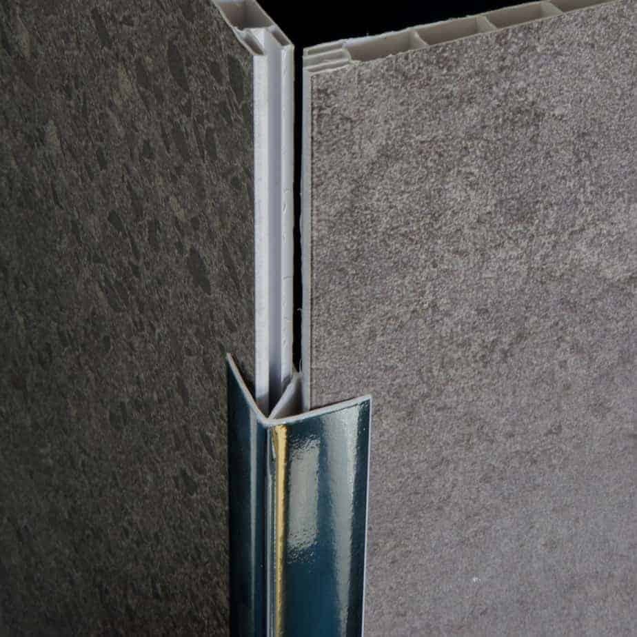 8mm Chrome External Corner Trim - Wall Forma