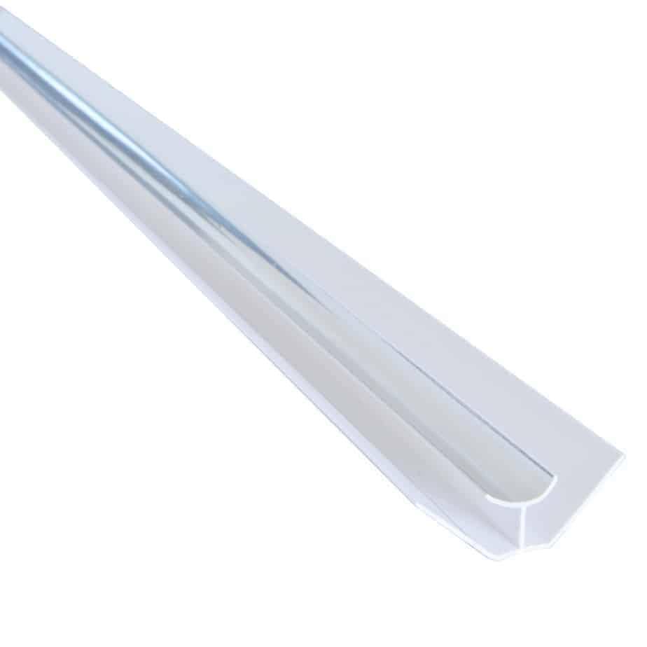 8mm Chrome Internal Corner Trim - Wall Forma