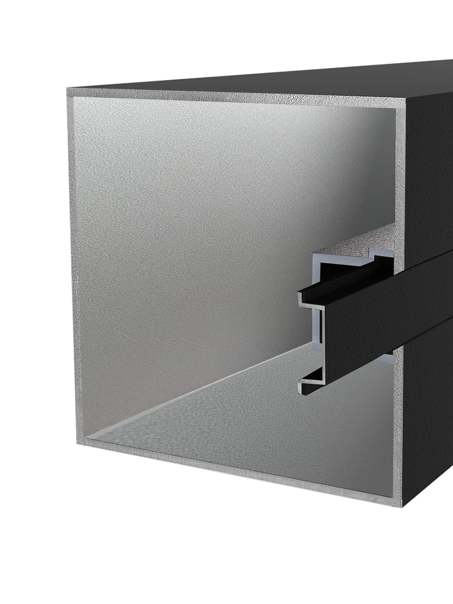 4 Inch 9 ft In-ground Gate Post for Composite & Aluminum Gates - Wall Forma