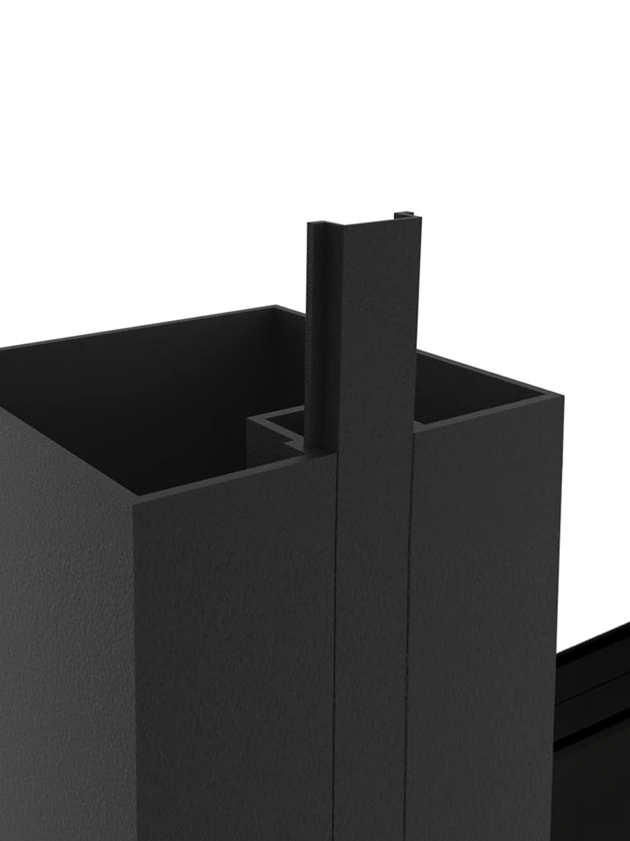 4 Inch 9 ft In-ground Gate Post for Composite & Aluminum Gates - Wall Forma