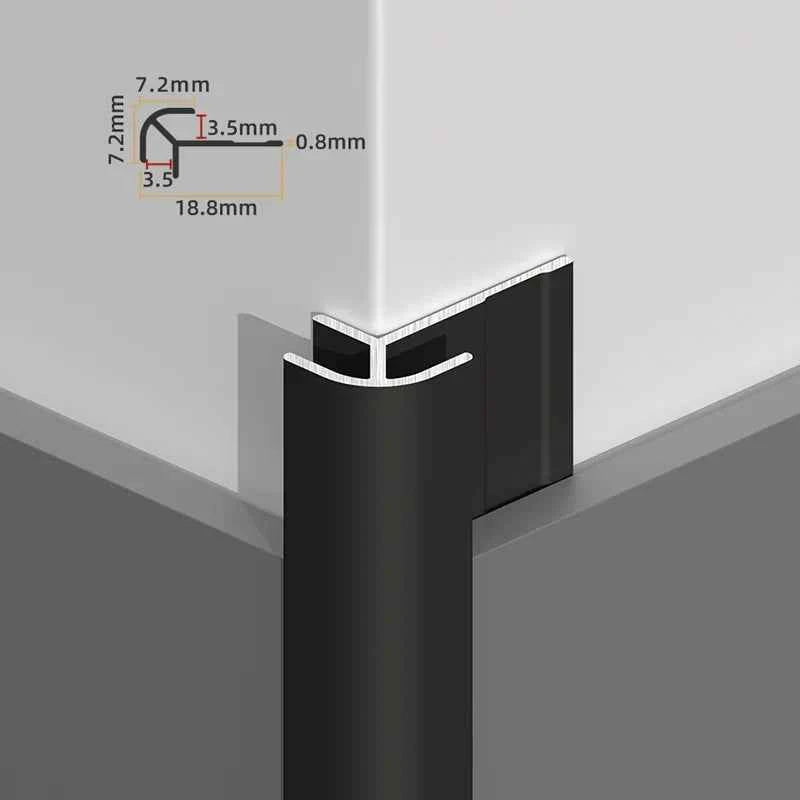 Aluminum Wall Panel Trim Outside Corner: Durable Metal Edge Strips for Stylish Wall Panels