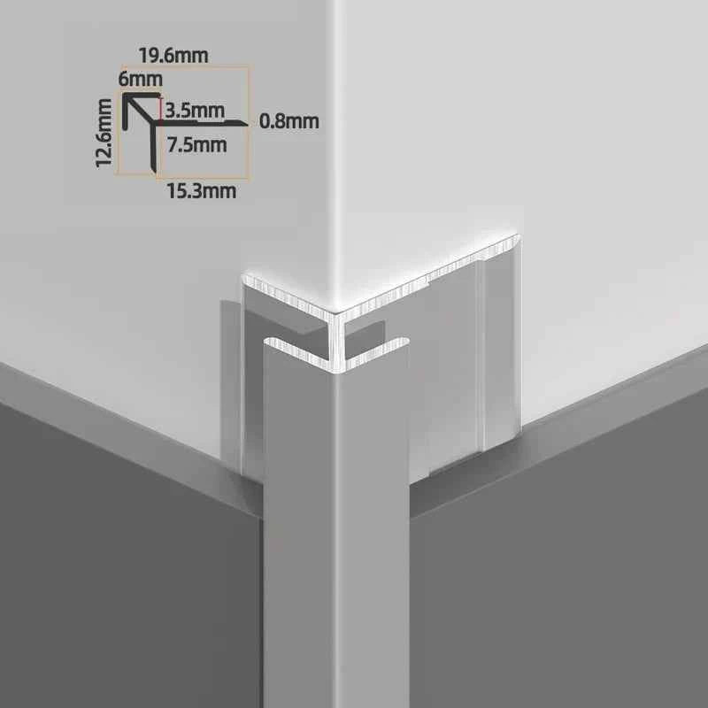 Aluminum Wall Panel Trim Outside Corner: Durable Metal Edge Strips for Stylish Wall Panels