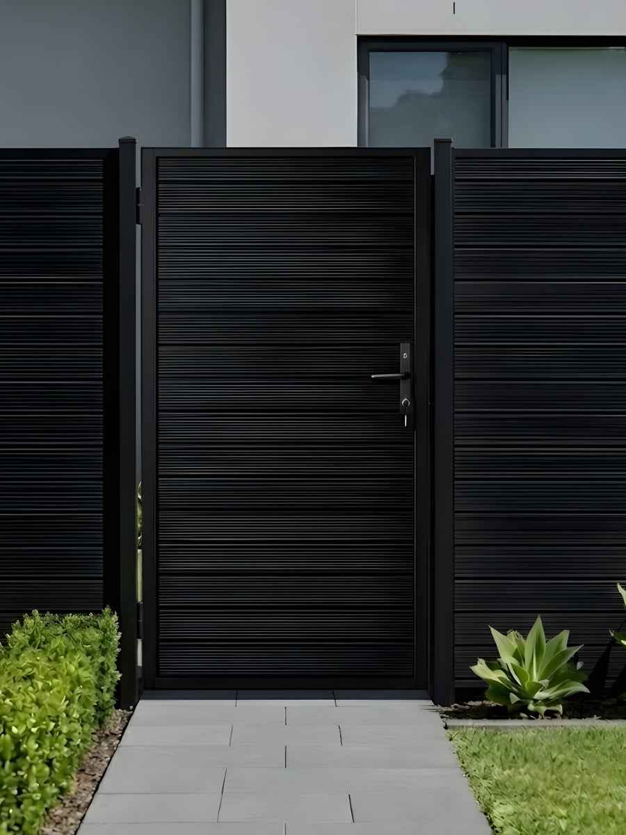Aluminum Premium Fence Gate 3x6 – Modern, Heavy Duty, Full Privacy