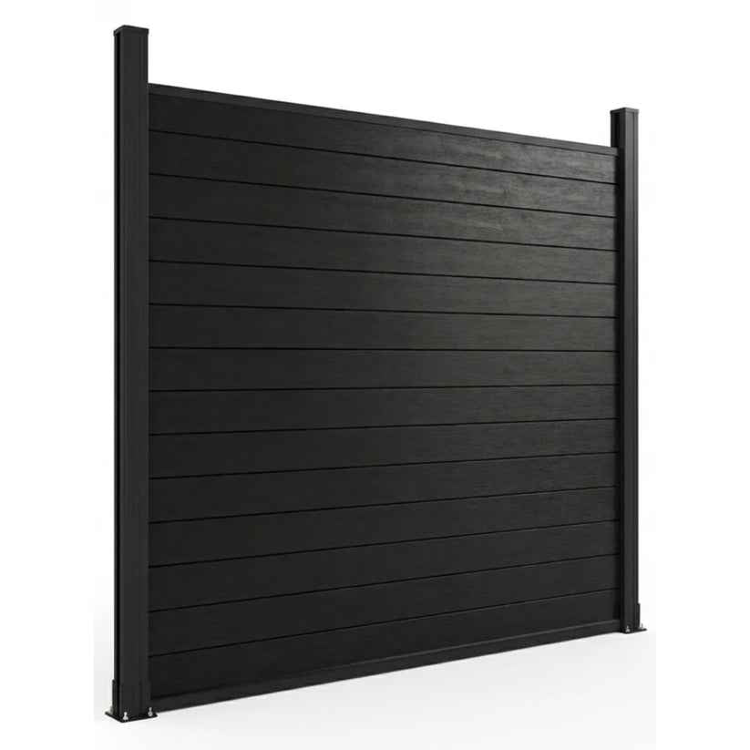 Pack of 4 Premium Tongue & Groove Aluminum Alloy Fence Panels