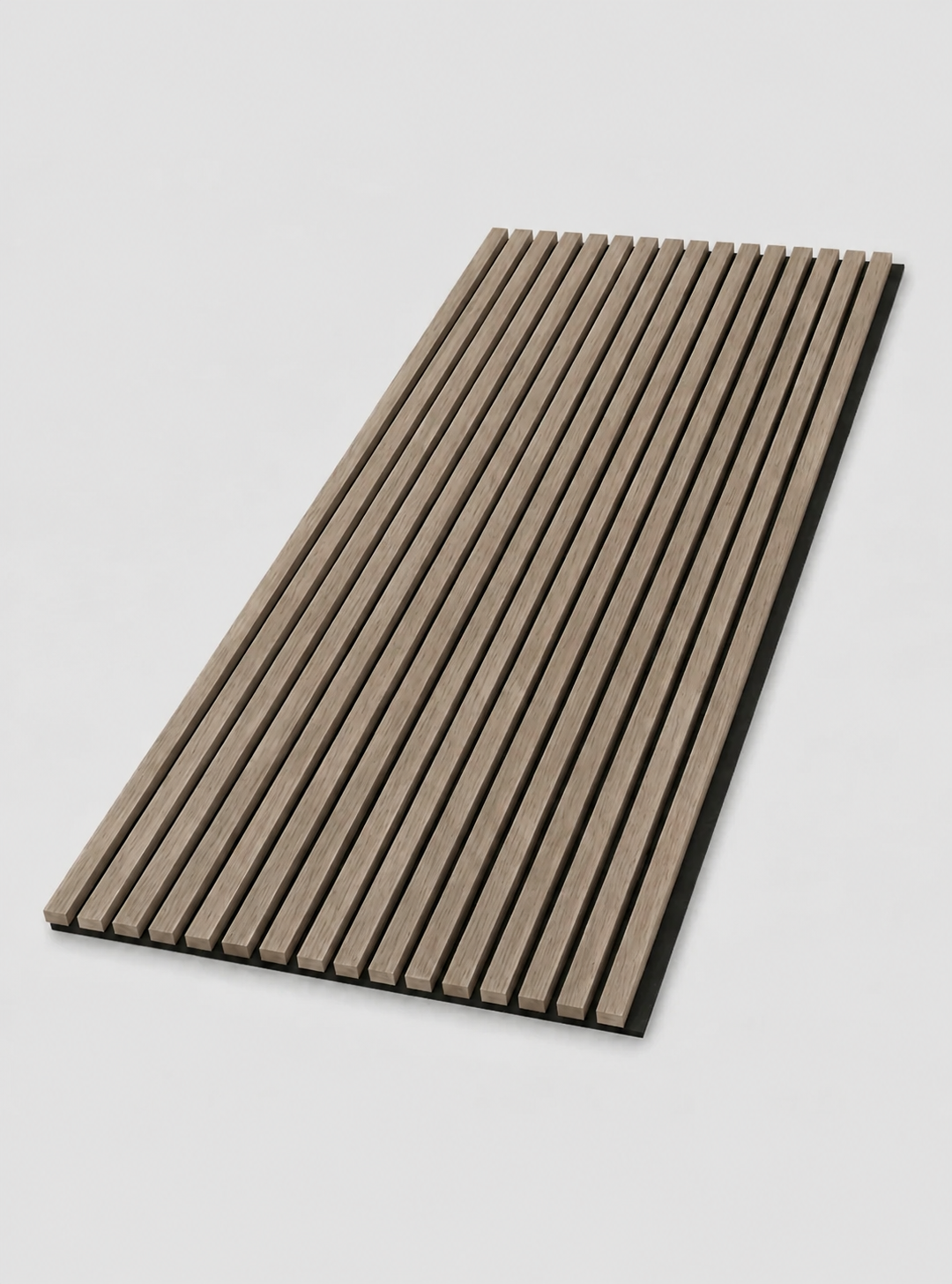 Ash Wood Acoustic Slat Wall Panel | Premium 3-Sided Veneer | Sound-Absorbing - Wall Forma