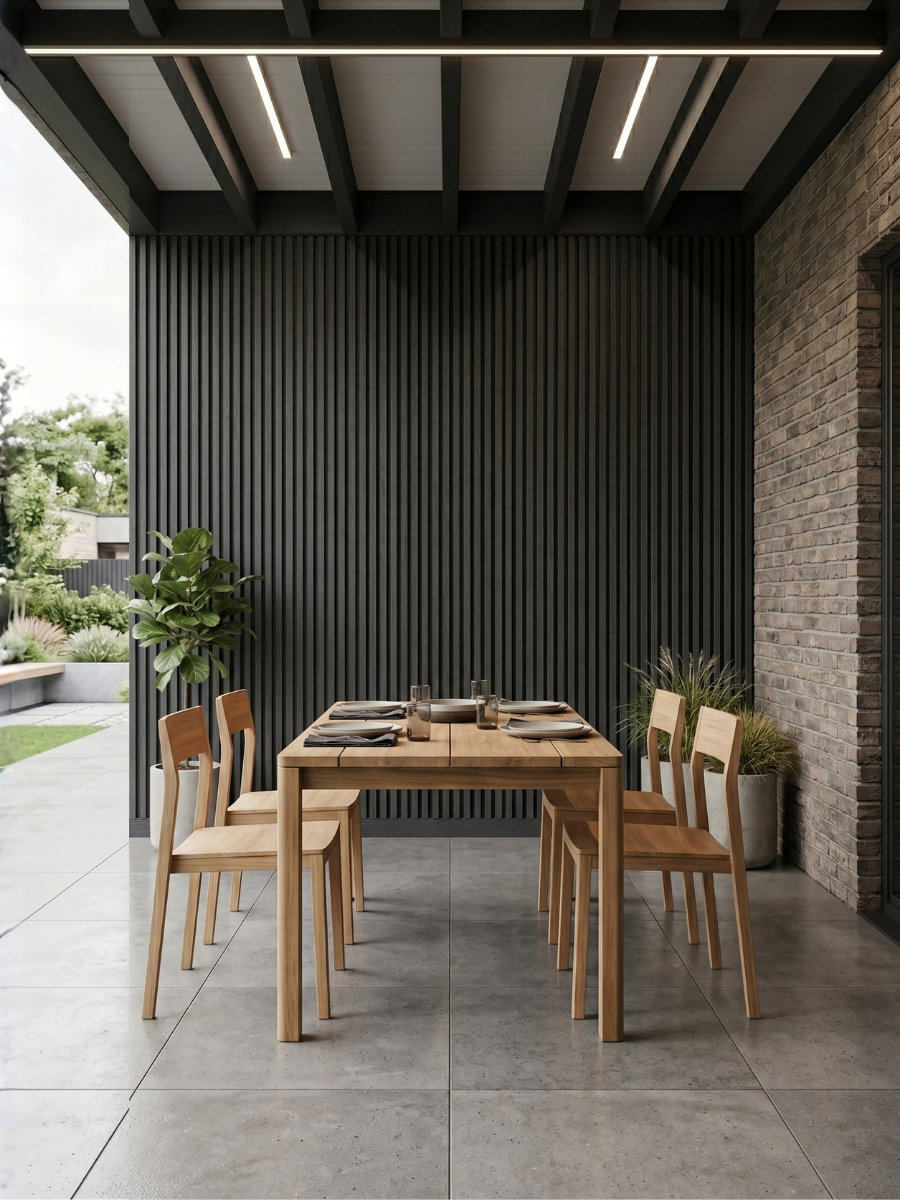 Black Premium Composite Exterior Cladding Boards - Wall Forma