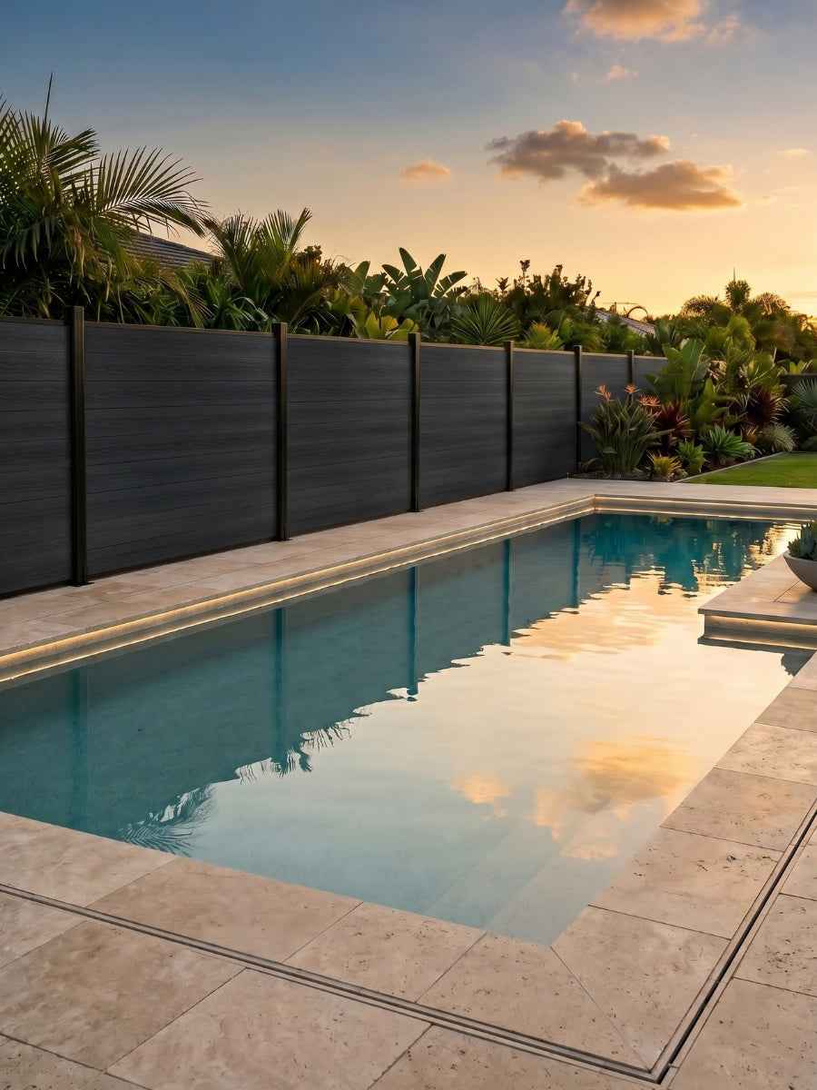 Composite  Fence Co-extrusion Wholesale Discounted Price -Black