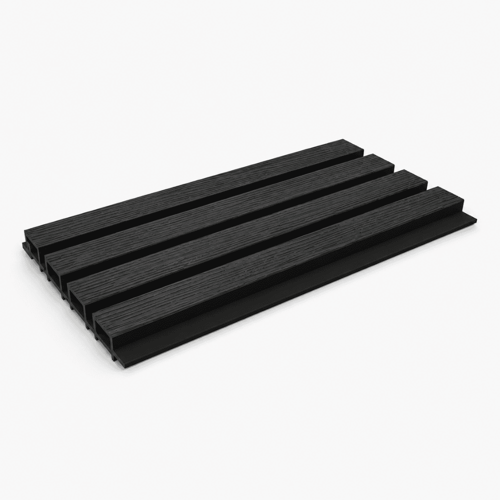 2.6M Black Ash WPC Exterior Wall Cladding