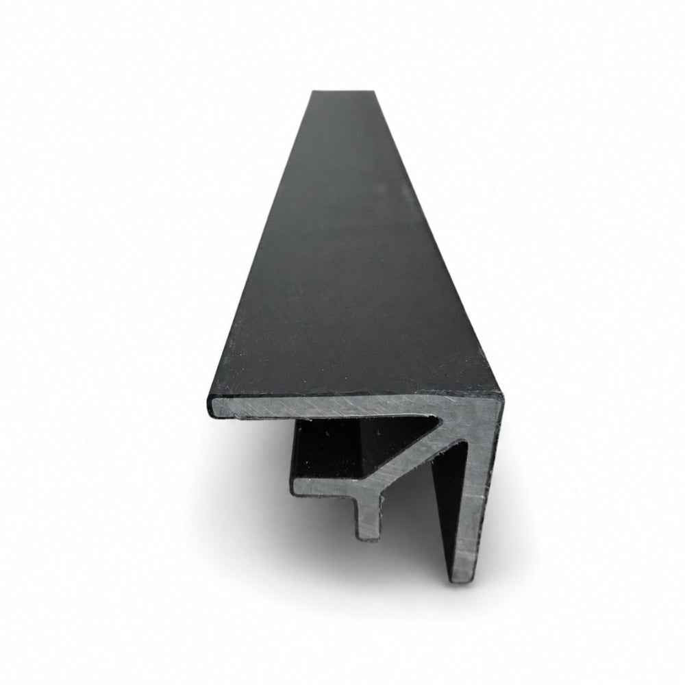 2.6M Black Ash WPC Cladding External Corner Trim