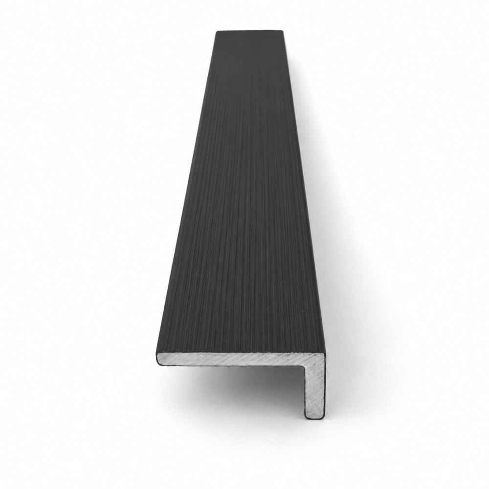 2.6M Black Ash WPC Cladding L Trim