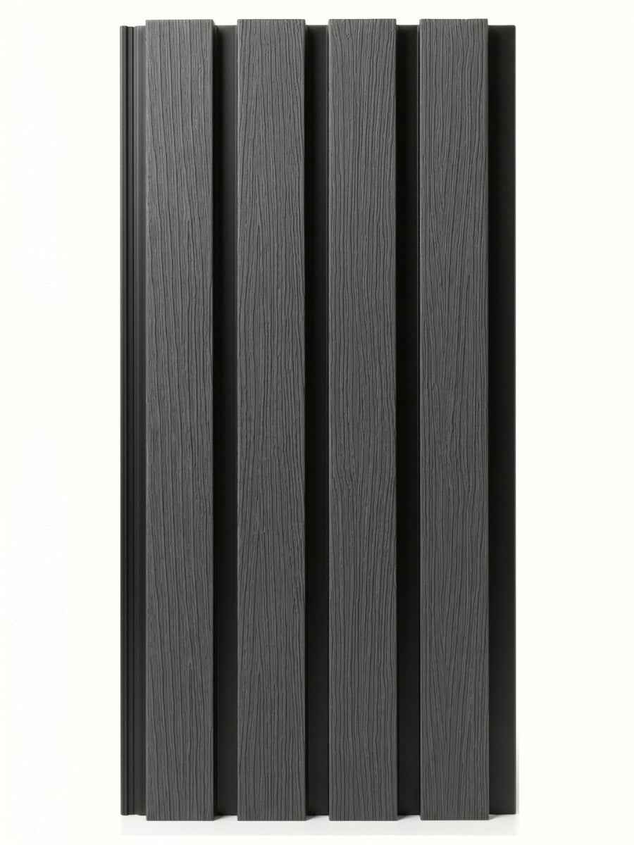Gray With Black Premium Composite Exterior Cladding Boards