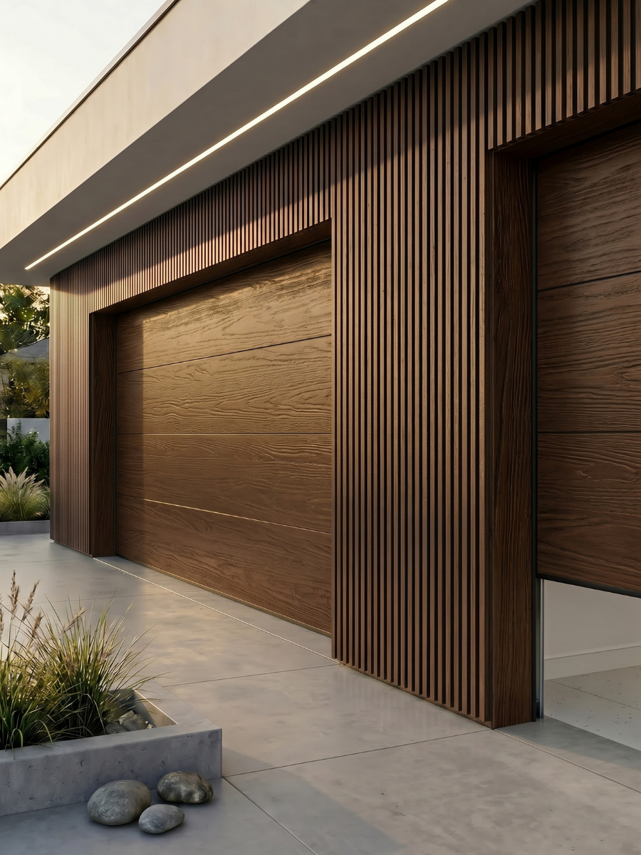 Brown Premium Composite Exterior Cladding Boards - Wall Forma