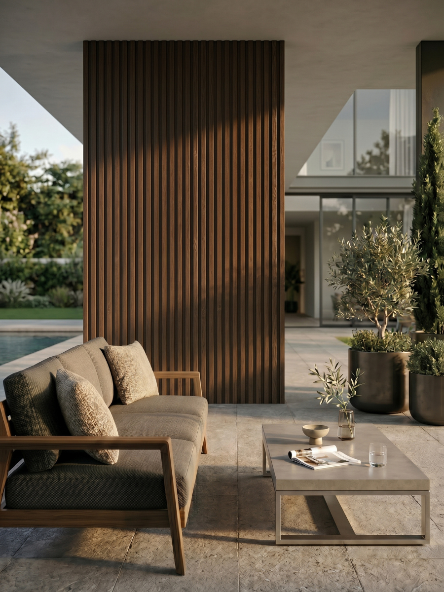 Brown Premium Composite Exterior Cladding Boards - Wall Forma