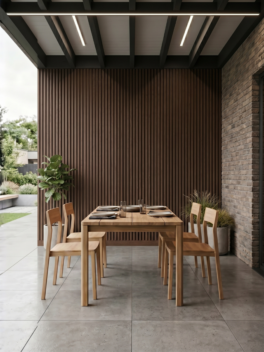 Brown Premium Composite Exterior Cladding Boards - Wall Forma