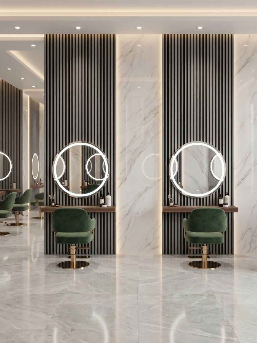 Carborn Gray WPC Fluted 3D Wall Panels |  42.9 sq. ft./Box