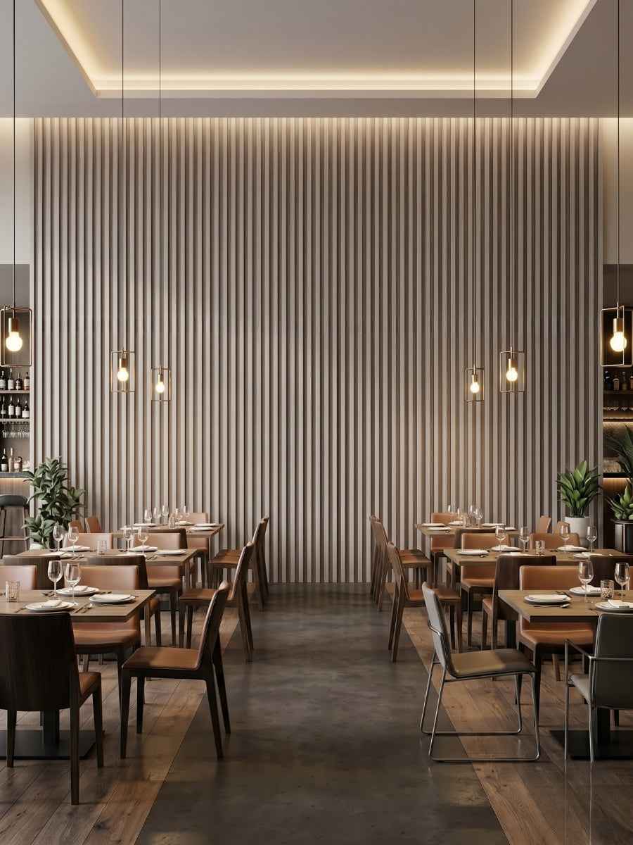 Nordic Birch WPC Fluted 3D Wall Panels |  42.9 sq. ft./Box