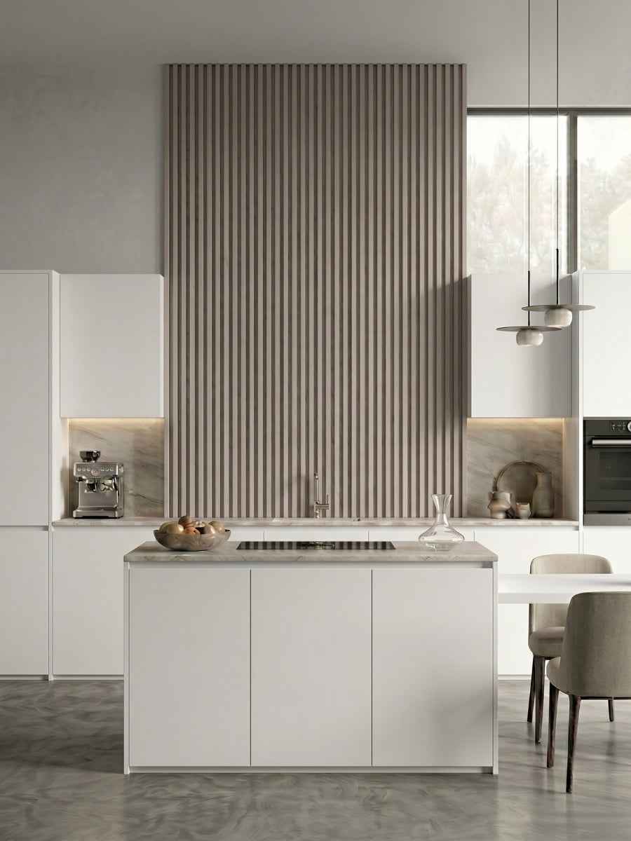 Nordic Birch WPC Fluted 3D Wall Panels |  42.9 sq. ft./Box