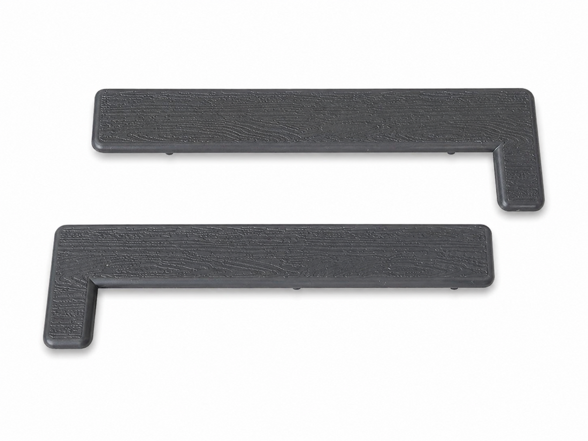 Charcoal Composite Decking Step End Caps (Pack of 5 pairs)