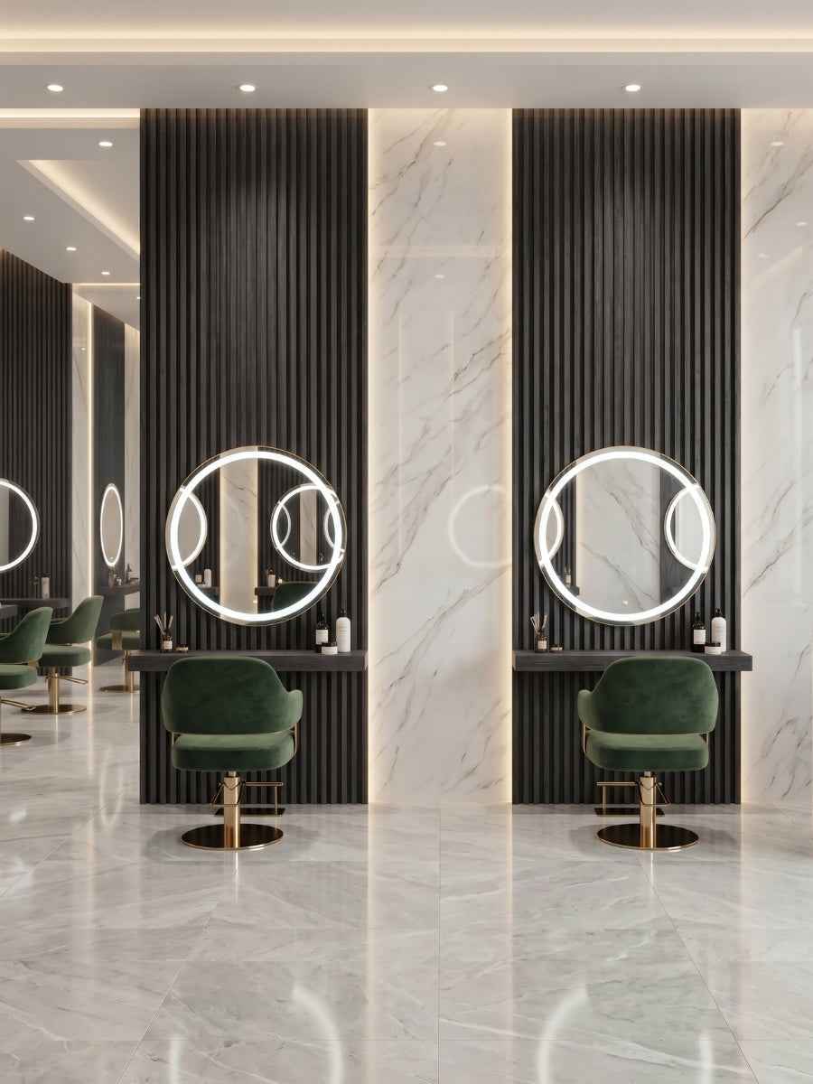Dark Smoky Oak WPC Fluted 3D Wall Panels | 42.9 sq. ft./Box