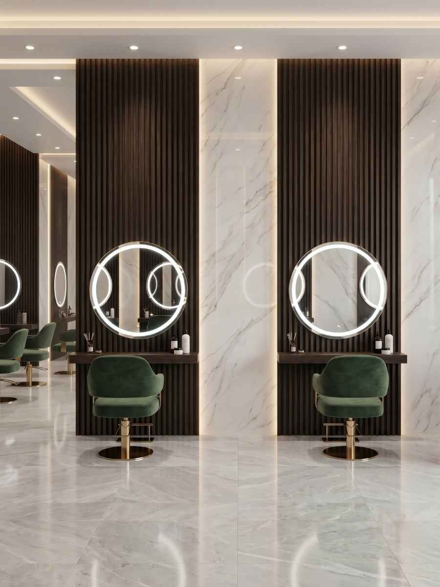 Dark Walnut Oak WPC Fluted 3D Wall Panels |  42.9 sq. ft./Box
