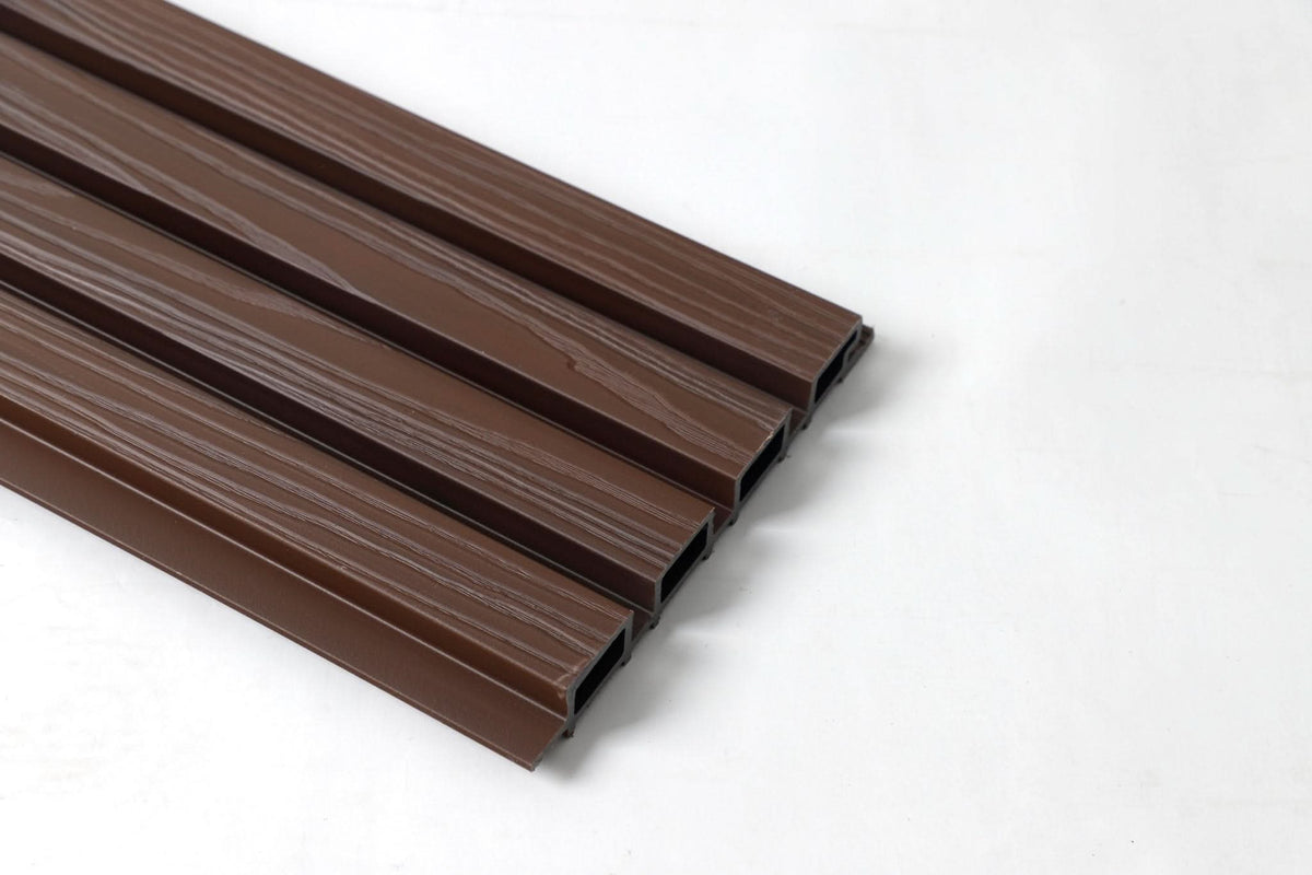 Dark Brown Premium Composite Exterior Cladding Boards - Wall Forma