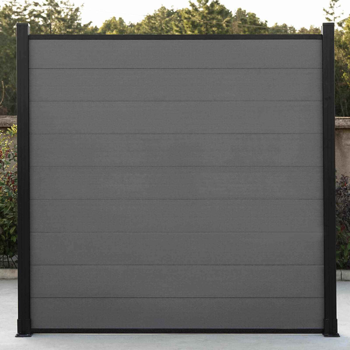 Composite Fence Co-extrusion Discounted Price -Silver Gray - Wall Forma