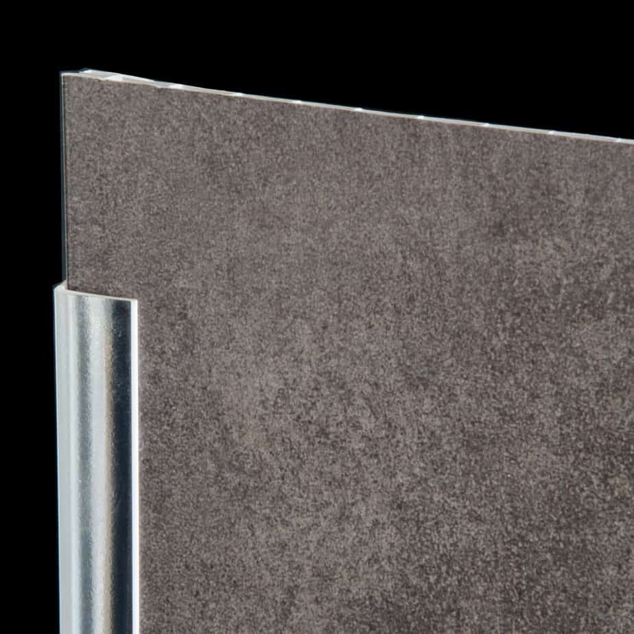 5mm Chrome End Cap Trim - Wall Forma