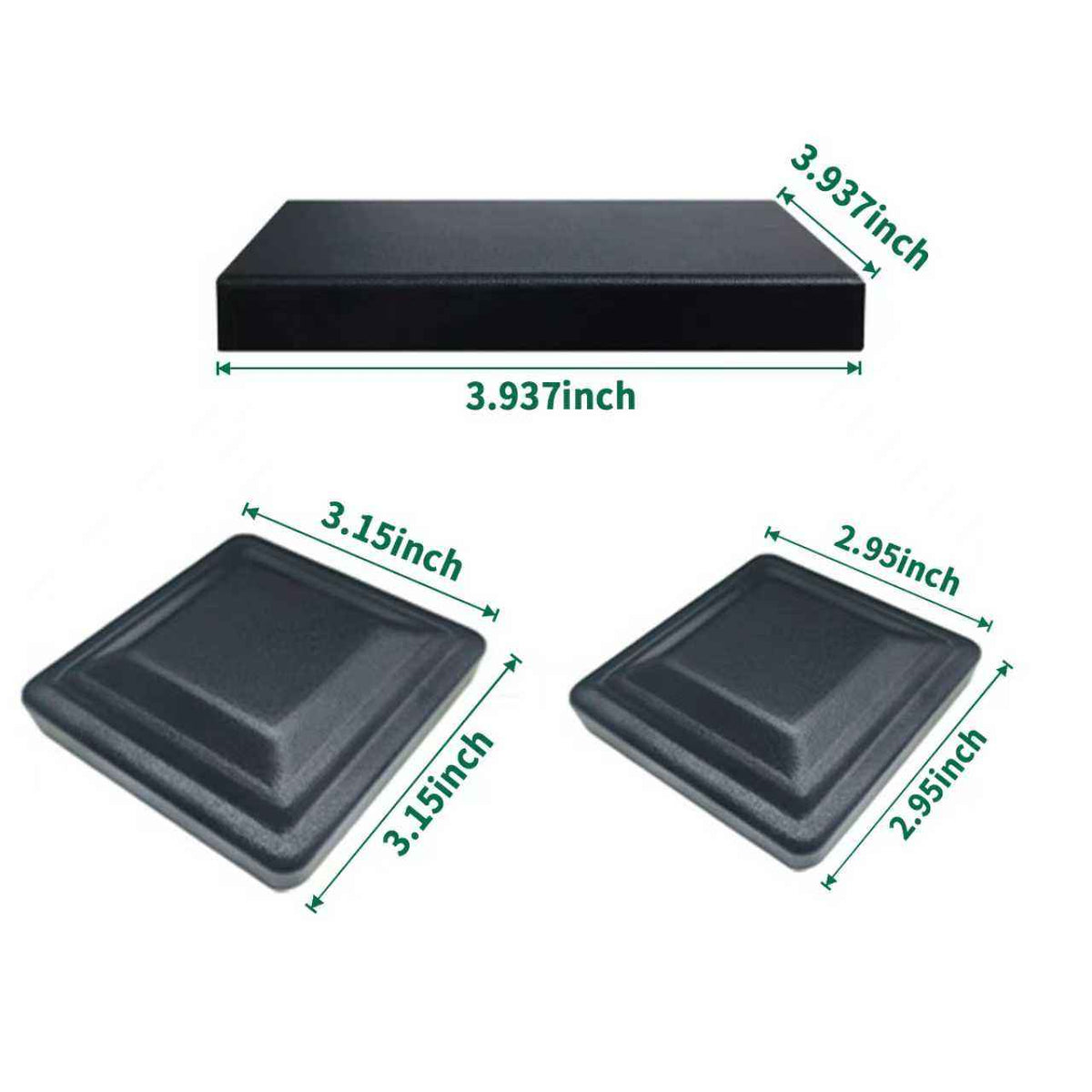 8ft Inground Gate Post for Composite & Aluminum Gates