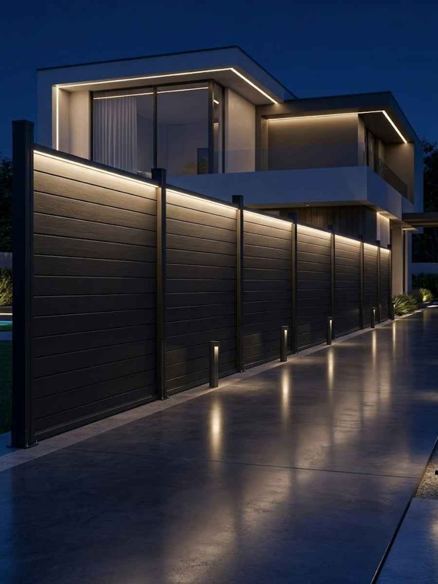 Black Aluminum Fence Wholesale Discounted Price - 72" x 72"