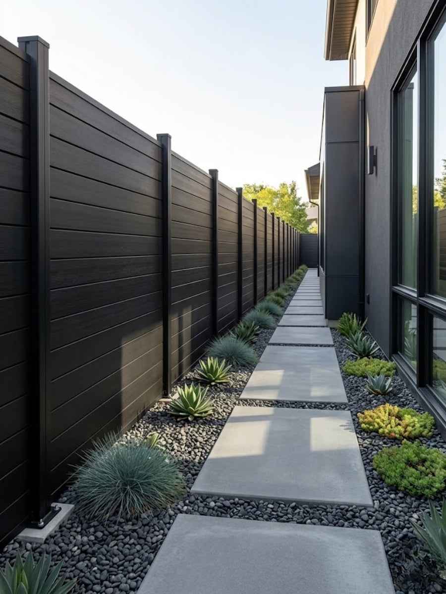 Black Aluminum Fence Wholesale Discounted Price - 72" x 72"