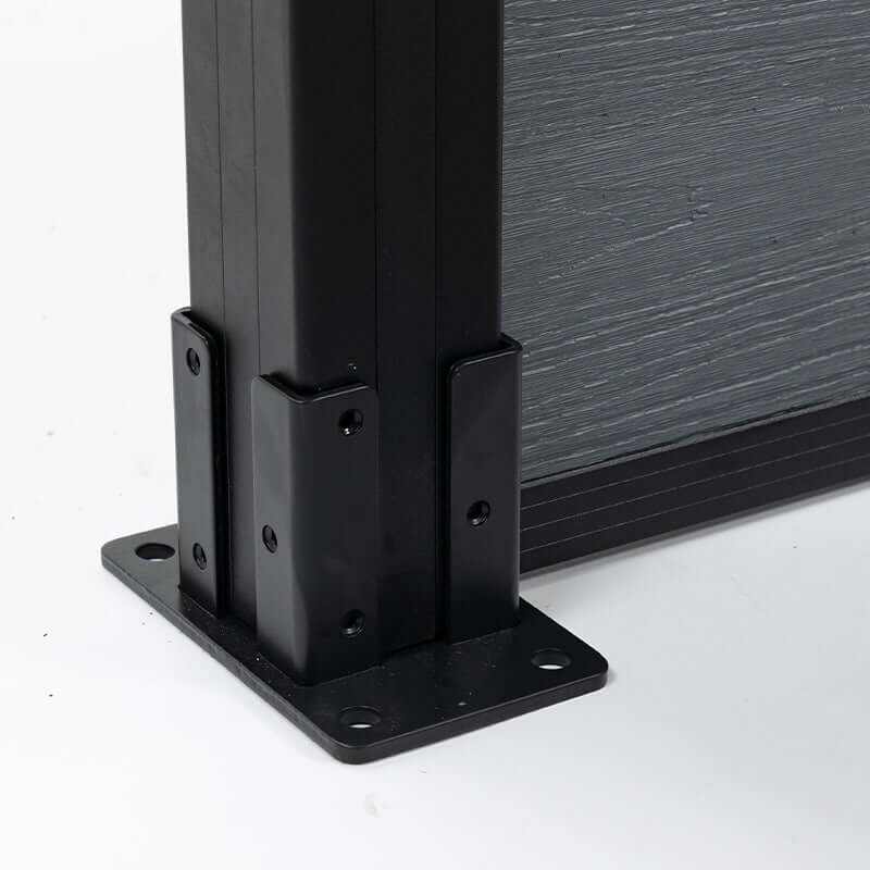 Composite Fence Co-extrusion Discounted Price - Light Gray - Wall Forma