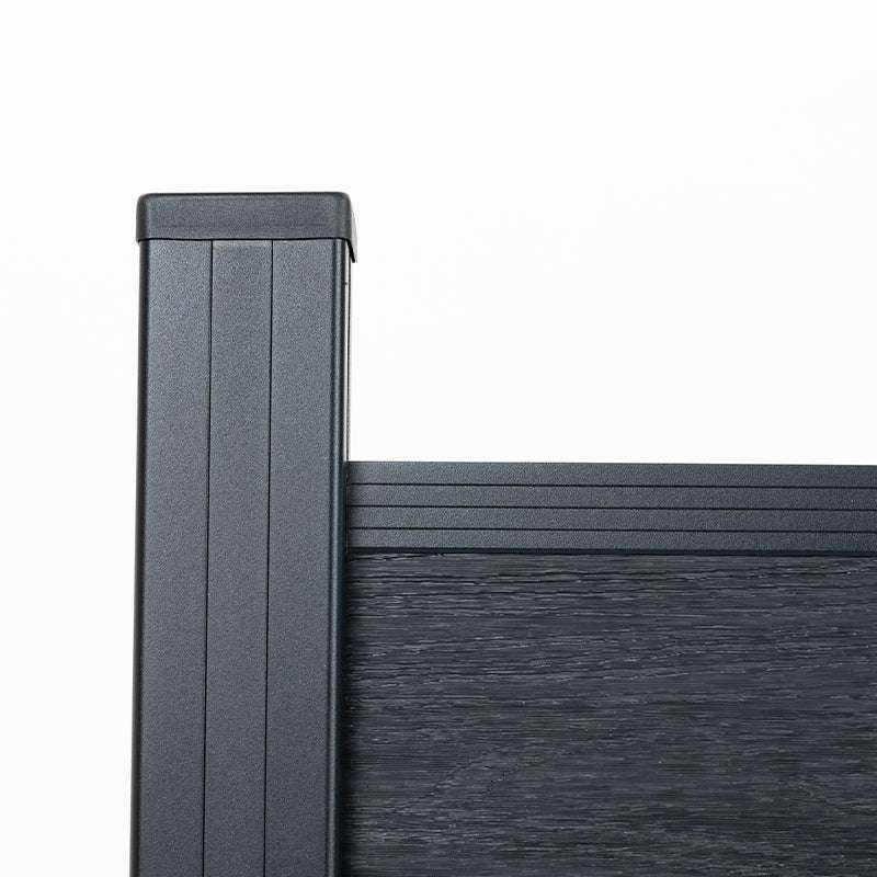 Composite Fence Co-extrusion Wholesale Discounted Price -Black - Wall Forma