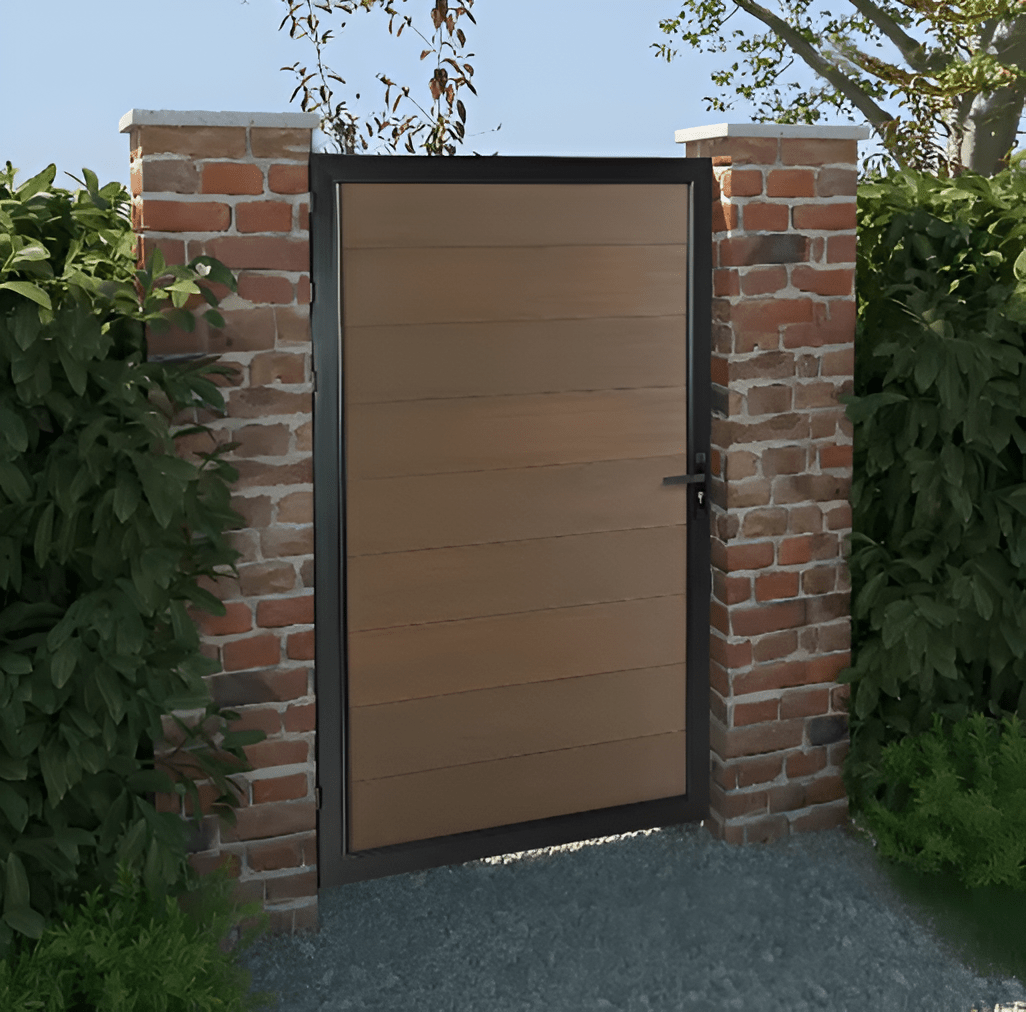 WPC Fence Gate Single (4ft x 6ft) - Wall Forma