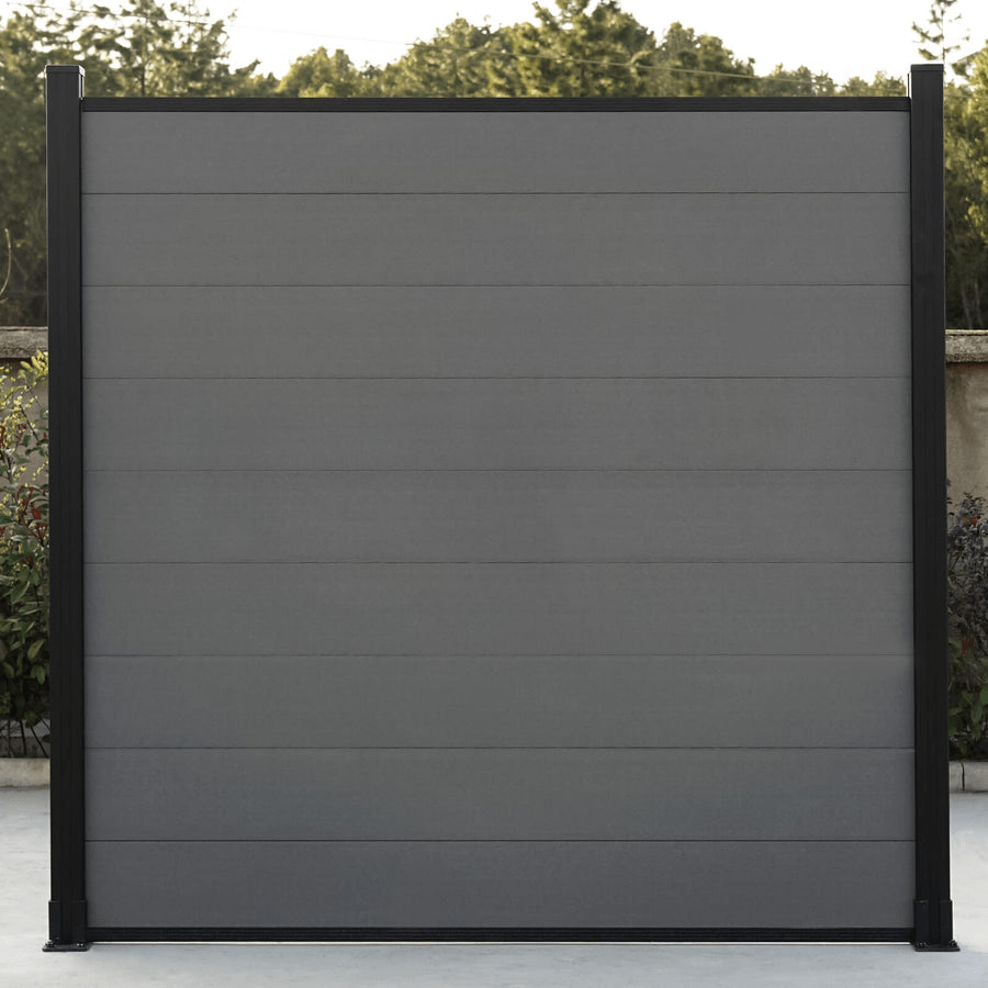 Composite Fence Co-extrusion Discounted Price -Silver Gray - Wall Forma