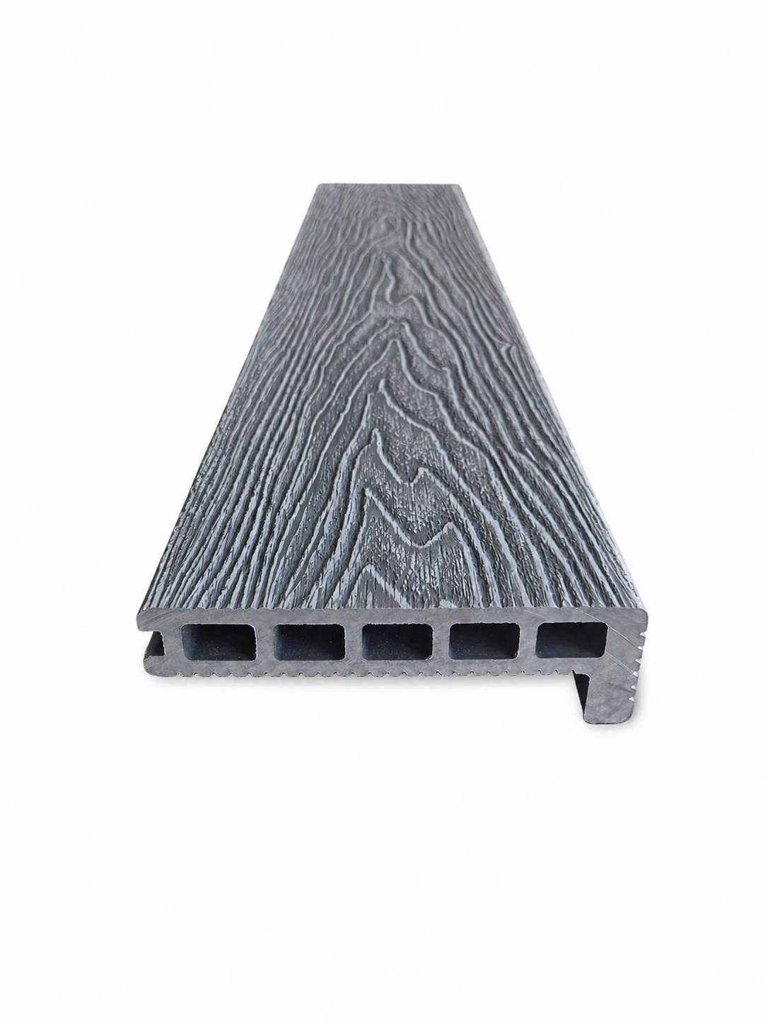 3.6M Grey Composite Decking Step Board - Wall Forma