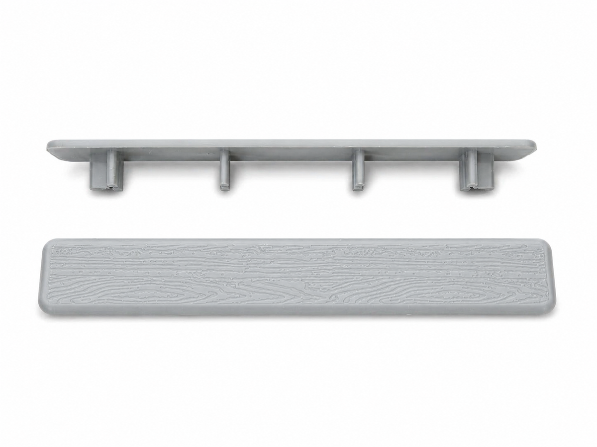 Grey Composite Decking End Caps (Pack of 20) - Wall Forma