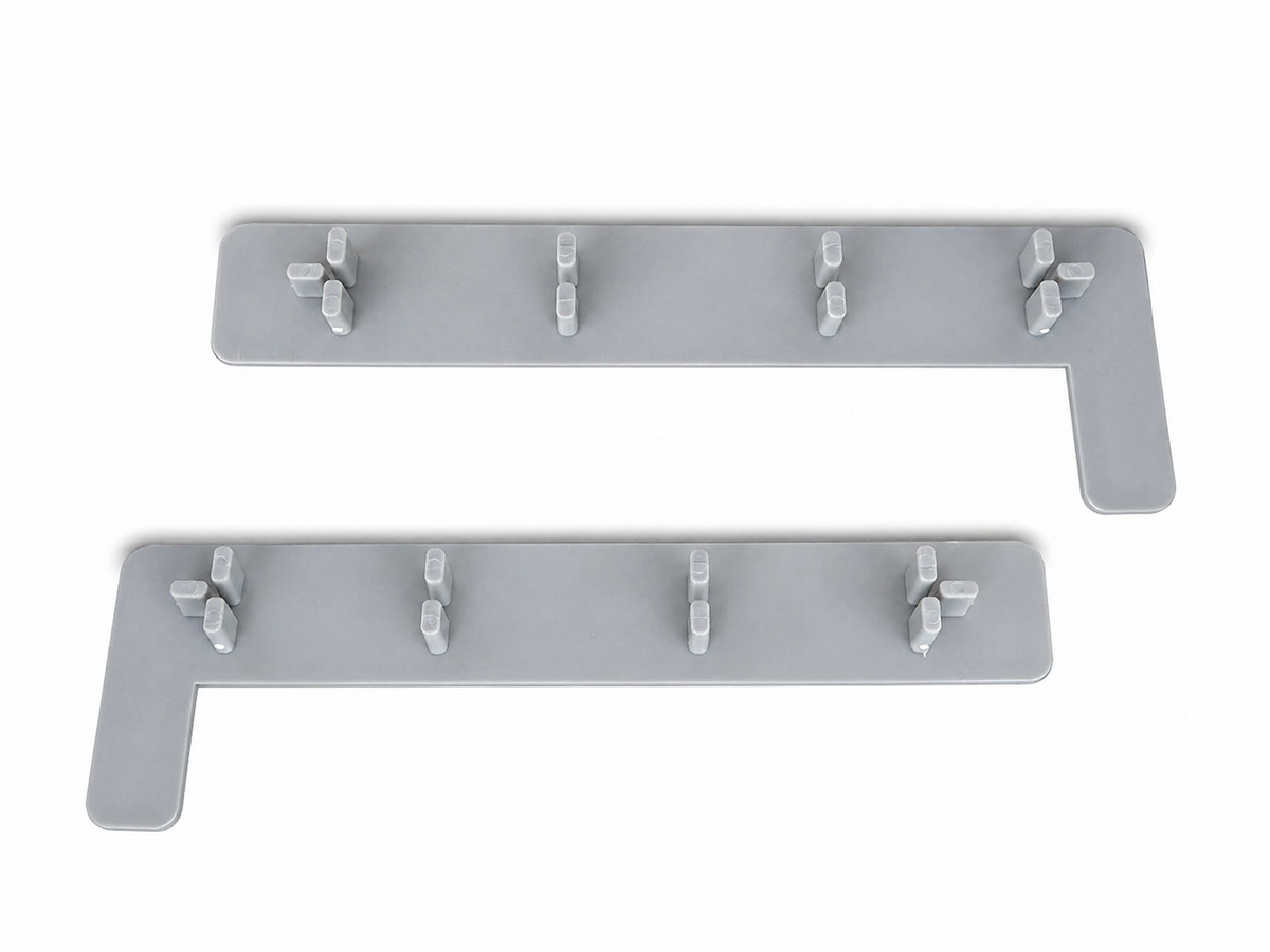 Grey Composite Decking Step End Caps (Pack of 5 pairs)