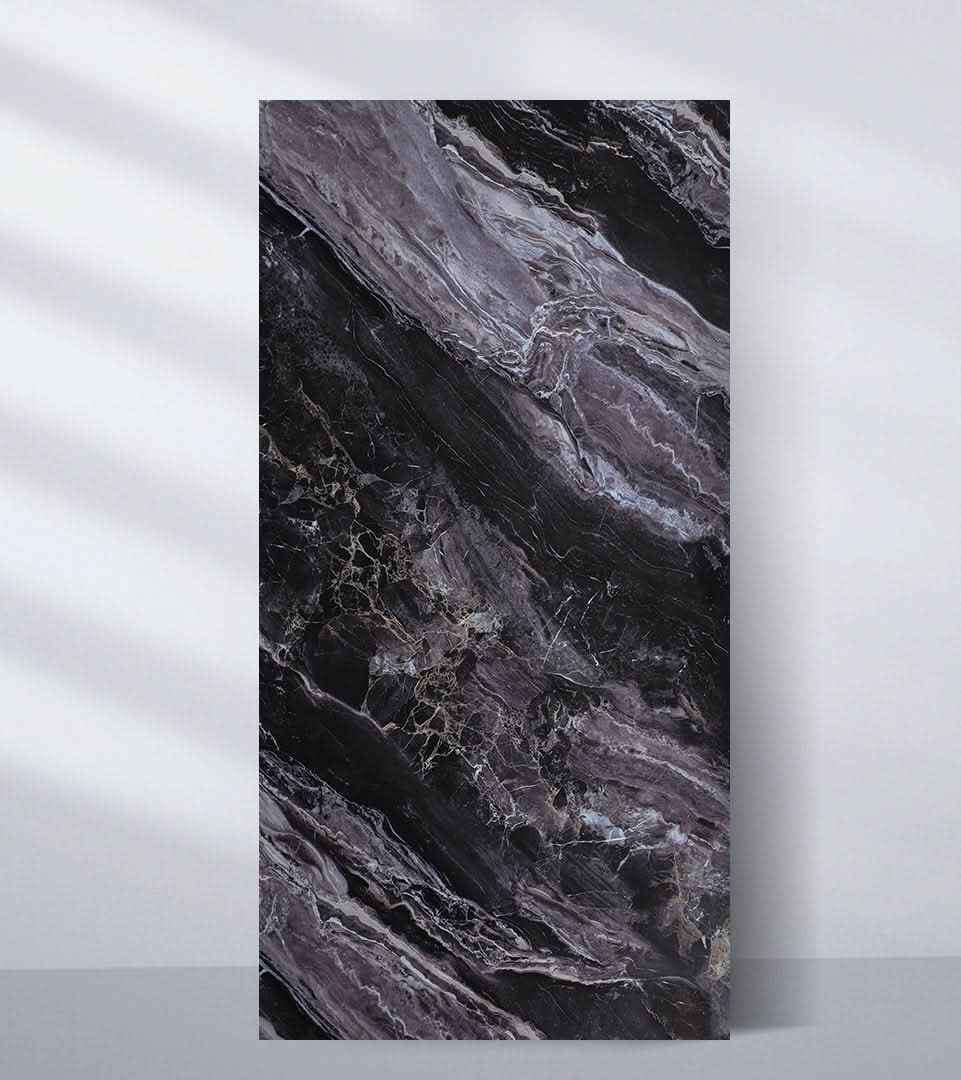 Noir Vein Marble PVC Wall Panel - Waterproof (4x8 ft, 32 sq. ft)