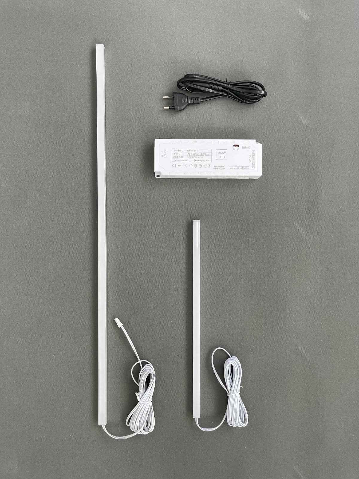 LED Recessed Lighting Kit – Touch Switch, Perfect Fit for WPC Fluted Panels