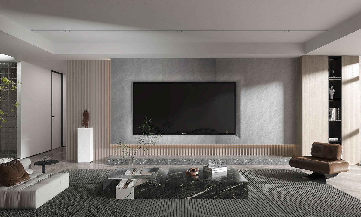 Serene Stone Marble PVC Wall Panel - Waterproof (4x8 ft, 32 sq. ft)