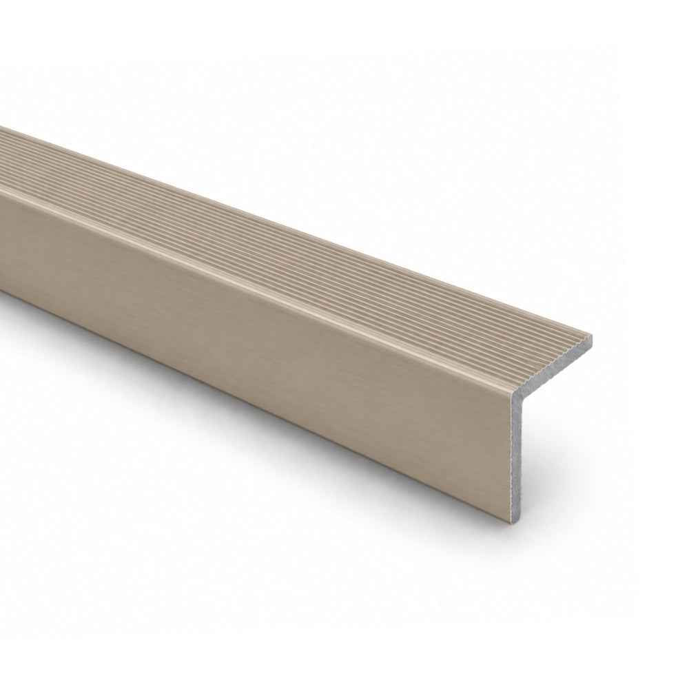 2.6M Light Brown WPC Cladding L Trim