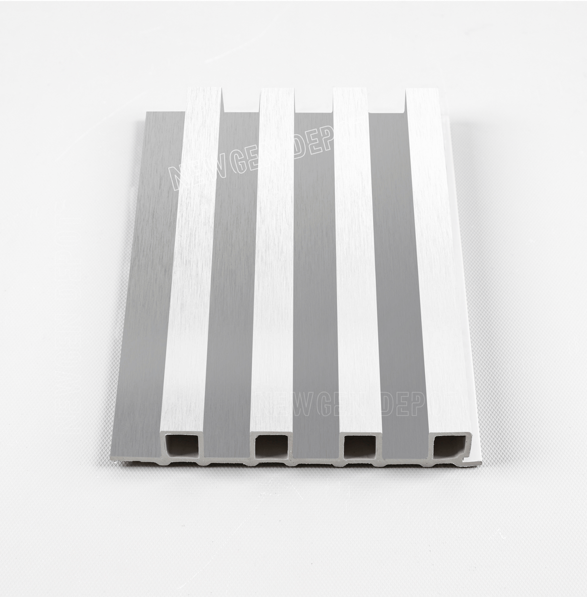 10-Pack Premium Solid Colors WPC Fluted 3D Wall Paneling | 42.9 sq. ft./Box - Wall Forma