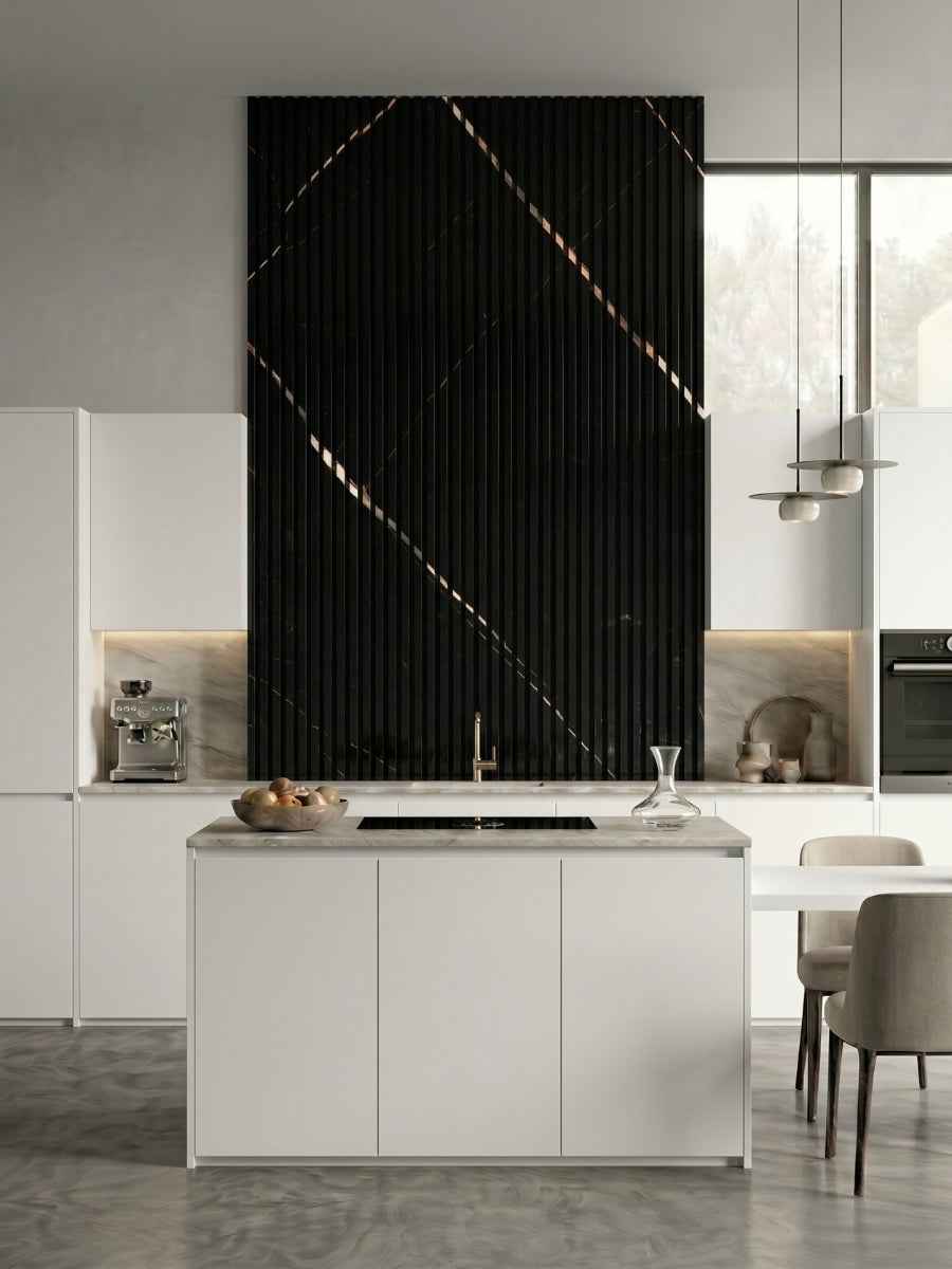 Noir Royale WPC Fluted 3D Wall Panels |  42.9 sq. ft./Box