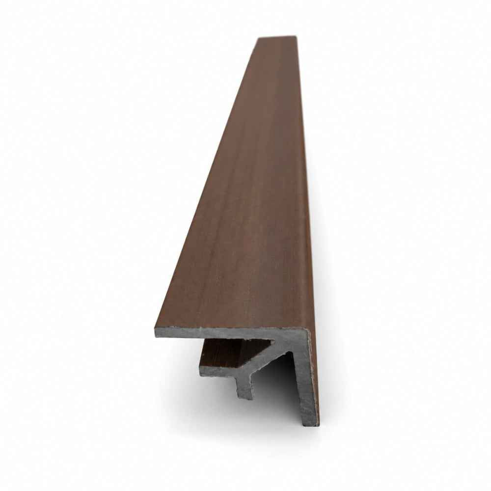 2.6M Rosewood WPC Cladding External Corner Trim