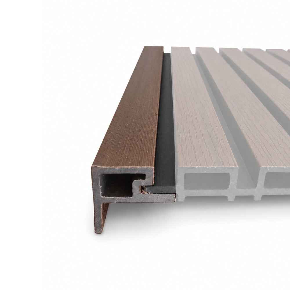 2.6M Rosewood WPC Cladding Starter Trim